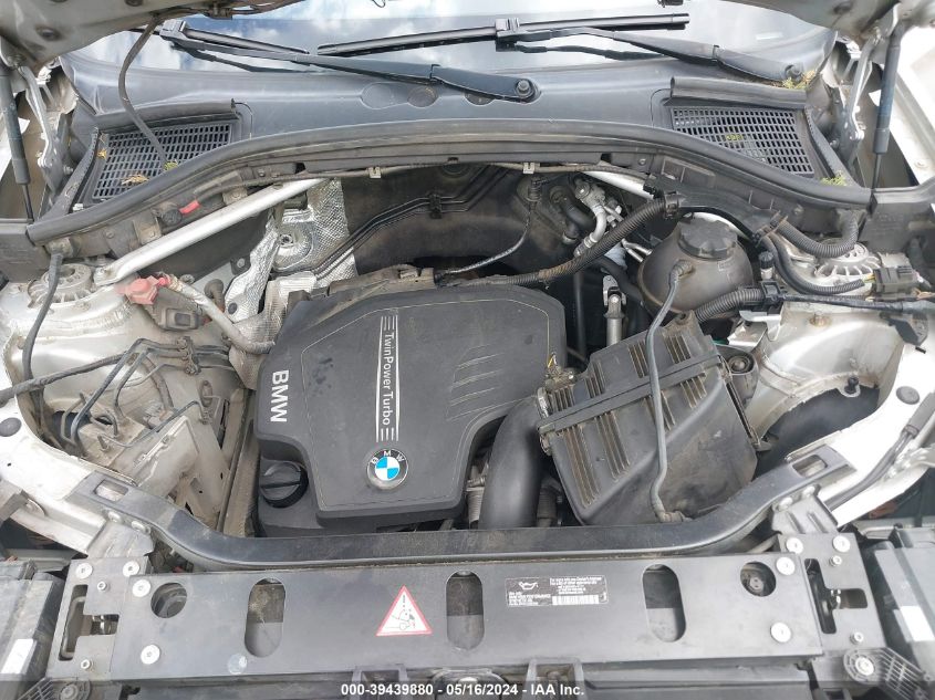2014 BMW X3 xDrive28I VIN: 5UXWX9C59E0D30147 Lot: 39439880