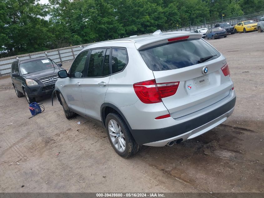 2014 BMW X3 xDrive28I VIN: 5UXWX9C59E0D30147 Lot: 39439880