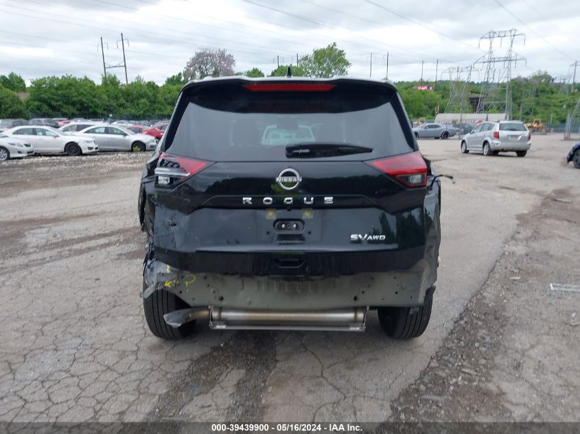 2023 Nissan Rogue Sv Intelligent Awd VIN: JN8BT3BB6PW476863 Lot: 39439900