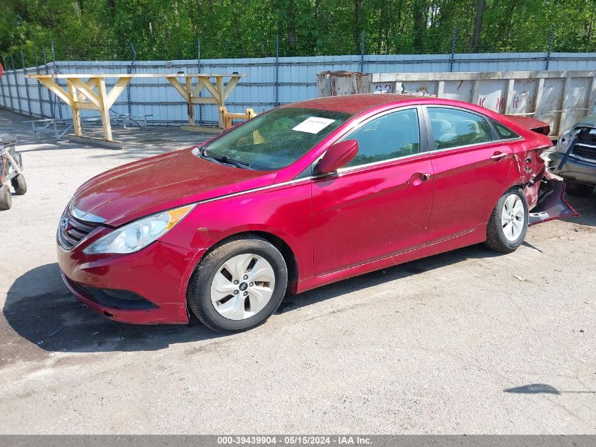 2014 Hyundai Sonata Gls VIN: 5NPEB4AC3EH816467 Lot: 39439904