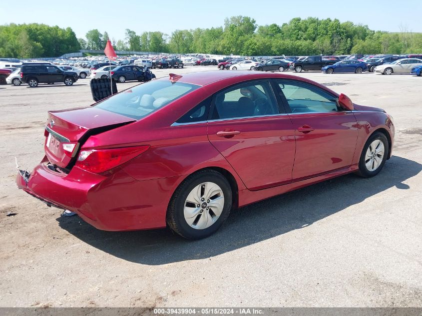 2014 Hyundai Sonata Gls VIN: 5NPEB4AC3EH816467 Lot: 39439904