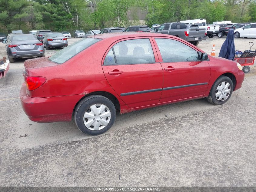 2004 Toyota Corolla Ce VIN: 2T1BR32E14C289006 Lot: 39439935