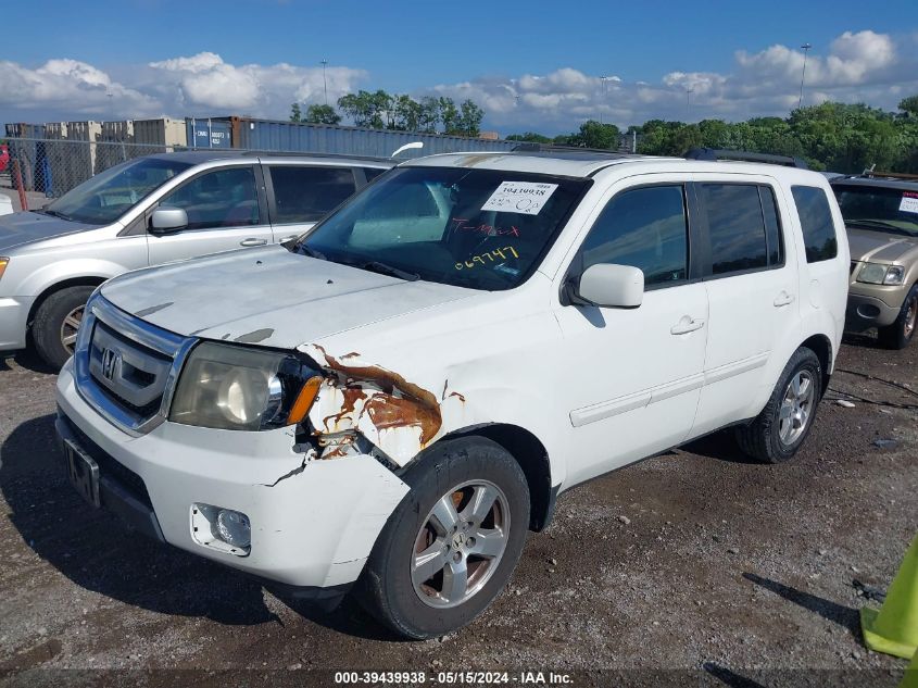 2011 Honda Pilot Ex-L VIN: 5FNYF4H73BB069747 Lot: 39439938