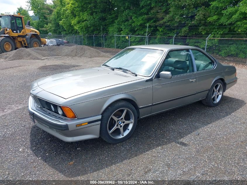 1988 BMW 635 Csi Automatic VIN: WBAEC841XJ3266847 Lot: 39439962