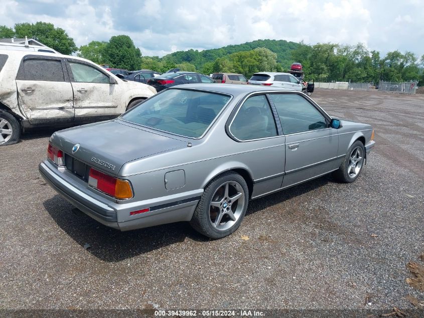 1988 BMW 635 Csi Automatic VIN: WBAEC841XJ3266847 Lot: 39439962