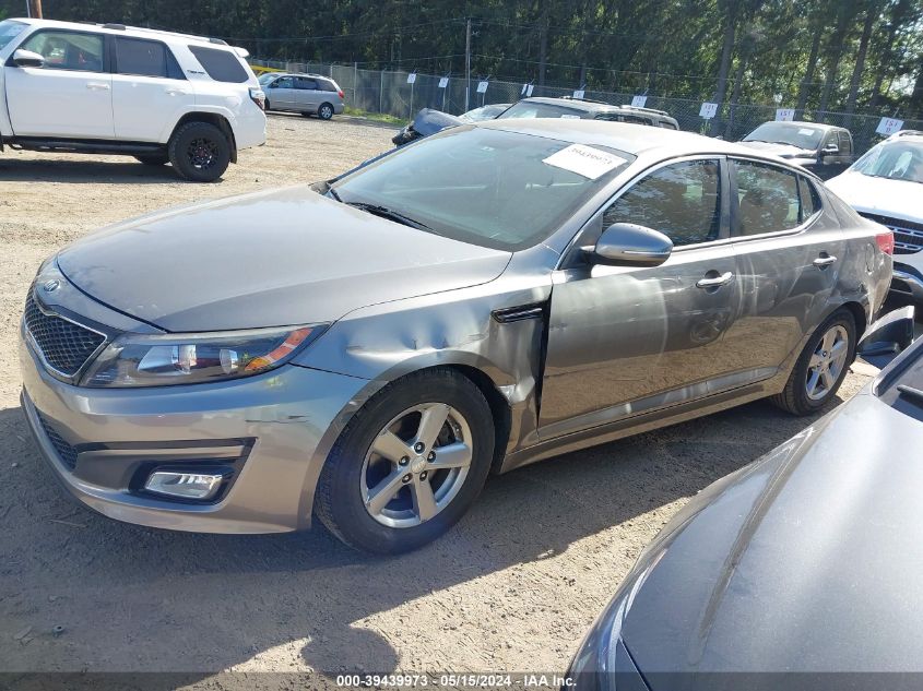 2014 Kia Optima Lx VIN: 5XXGM4A79EG302530 Lot: 39439973