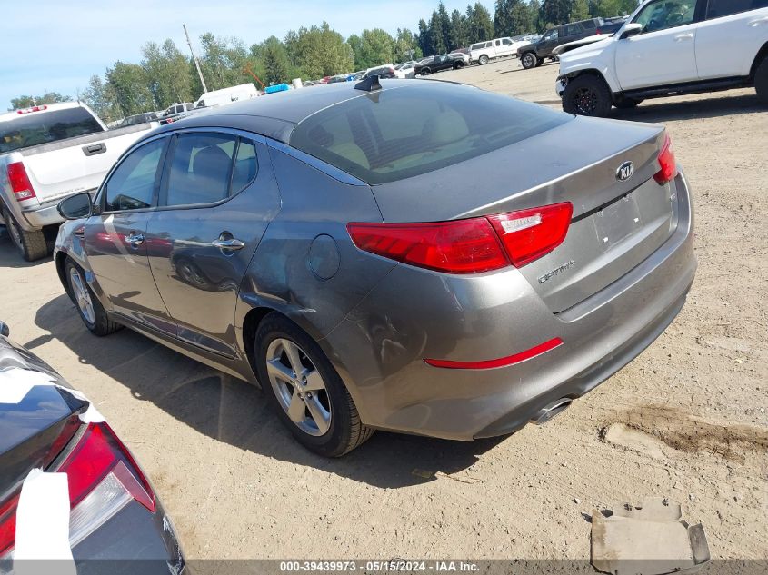 2014 Kia Optima Lx VIN: 5XXGM4A79EG302530 Lot: 39439973