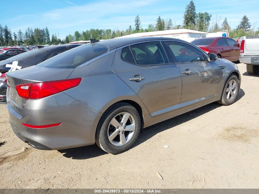 2014 Kia Optima Lx VIN: 5XXGM4A79EG302530 Lot: 39439973