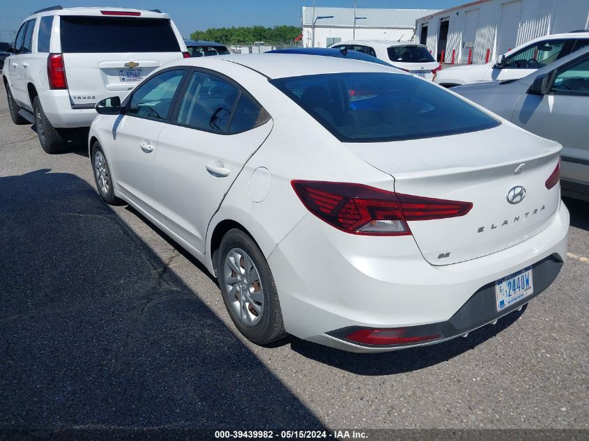 2019 HYUNDAI ELANTRA SE - 5NPD74LF4KH491120