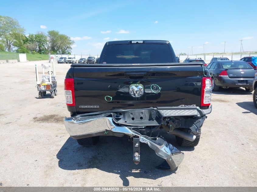 2021 Ram 2500 Big Horn 4X4 6'4 Box VIN: 3C6UR5DLXMG680183 Lot: 39440020