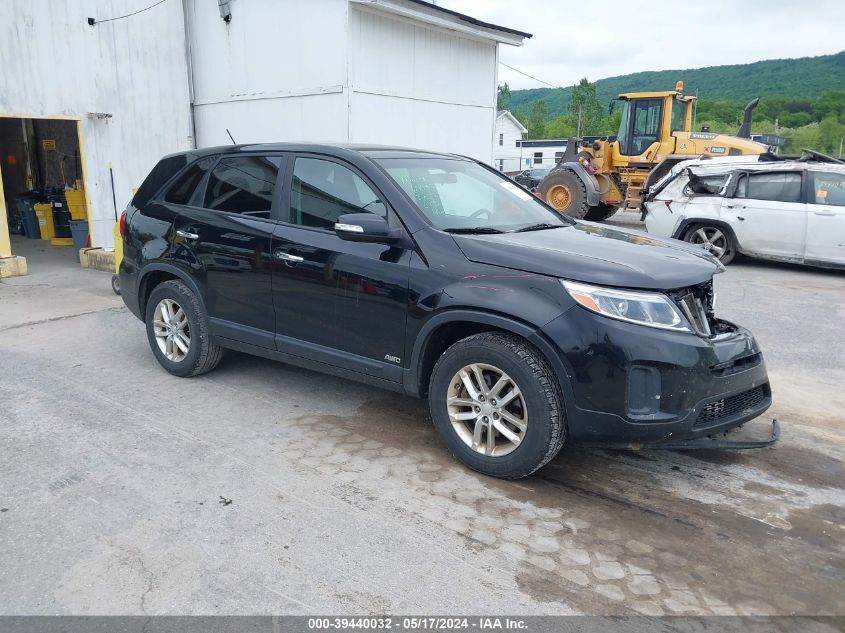 2014 Kia Sorento Lx VIN: 5XYKTCA66EG487274 Lot: 39440032