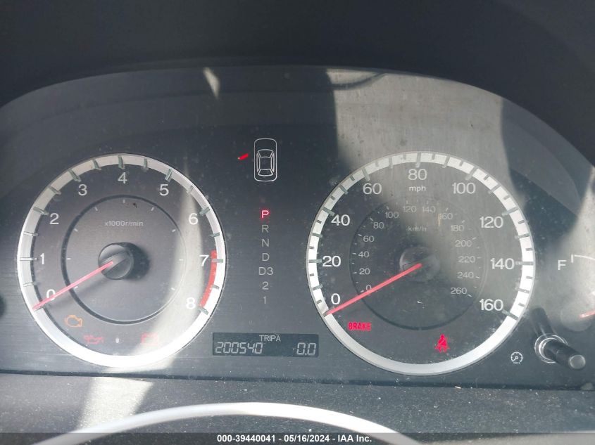 2009 Honda Accord 2.4 Lx-P VIN: 1HGCP26449A050696 Lot: 39440041