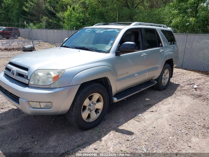 2003 Toyota 4Runner Limited V8 VIN: JTEBT17R338005656 Lot: 39440048