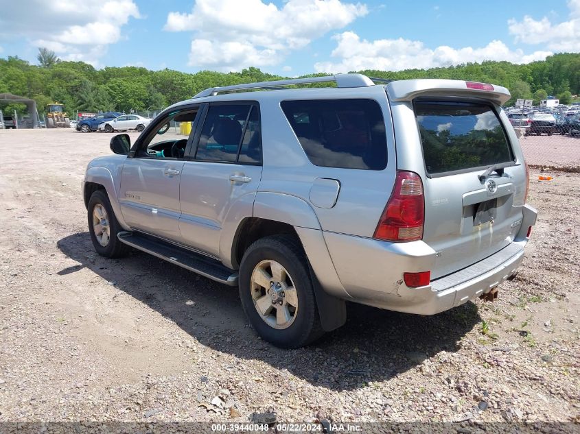 2003 Toyota 4Runner Limited V8 VIN: JTEBT17R338005656 Lot: 39440048