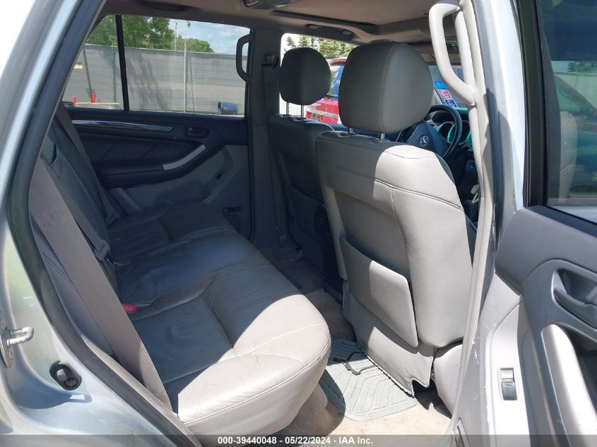 2003 Toyota 4Runner Limited V8 VIN: JTEBT17R338005656 Lot: 39440048