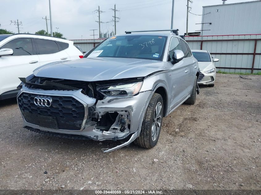 2022 Audi Q5 Premium Plus 45 VIN: WA1EAAFYXN2123798 Lot: 39440059