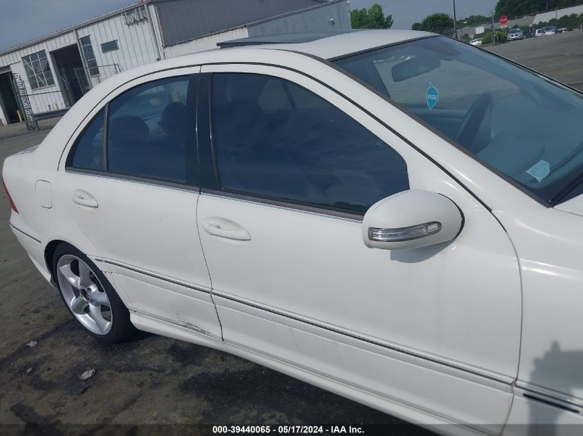 2006 Mercedes-Benz C 230 Sport VIN: WDBRF52H56F782211 Lot: 39440065