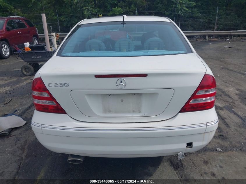 2006 Mercedes-Benz C 230 Sport VIN: WDBRF52H56F782211 Lot: 39440065