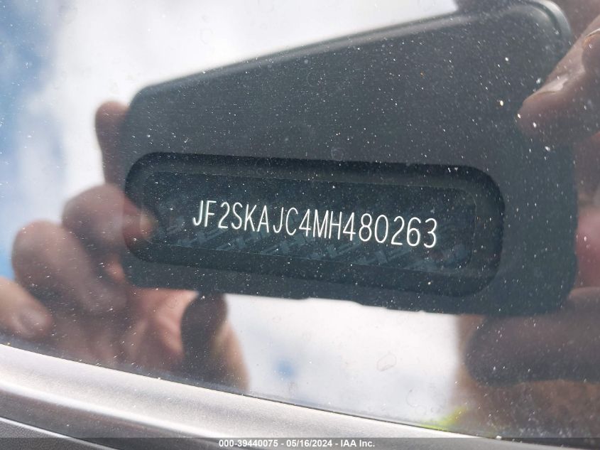 2021 Subaru Forester Premium VIN: JF2SKAJC4MH480263 Lot: 39440075