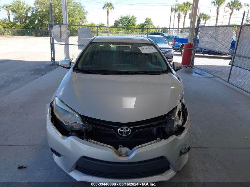 2016 Toyota Corolla L VIN: 2T1BURHE2GC487977 Lot: 39440088