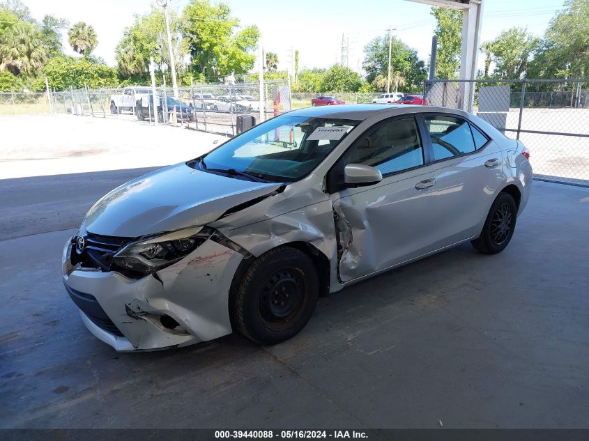 2016 Toyota Corolla L VIN: 2T1BURHE2GC487977 Lot: 39440088