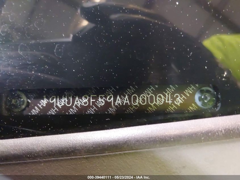 2010 Acura Tl 3.5 VIN: 19UUA8F59AA000043 Lot: 39440111