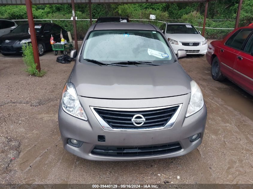 2013 Nissan Versa 1.6 Sl VIN: 3N1CN7APXDL833447 Lot: 39440129