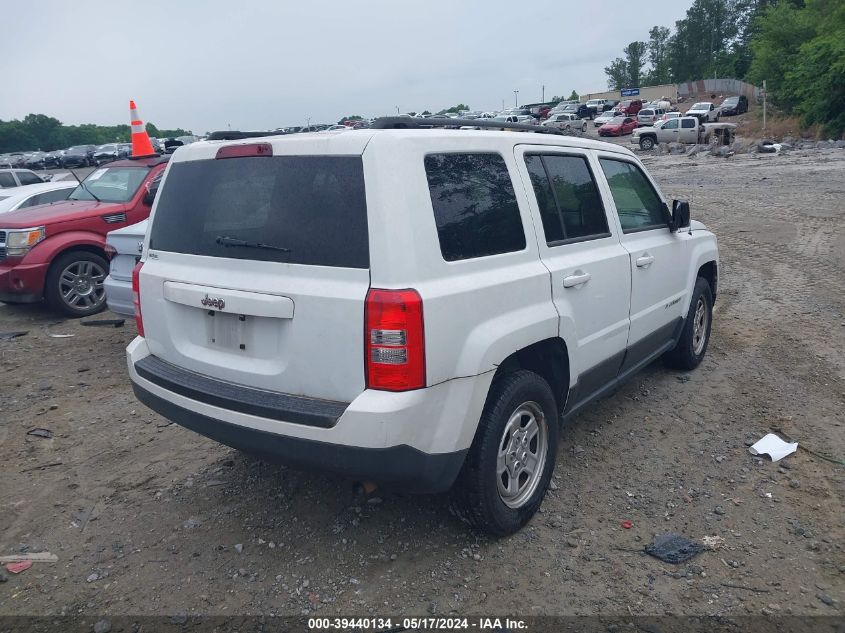 2014 Jeep Patriot Sport VIN: 1C4NJPBB3ED917461 Lot: 39440134