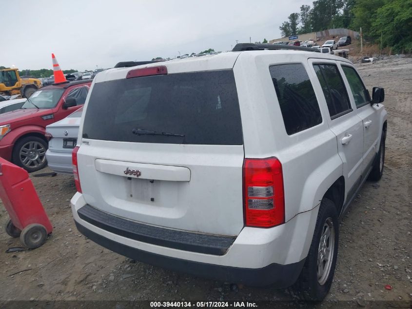 2014 Jeep Patriot Sport VIN: 1C4NJPBB3ED917461 Lot: 39440134