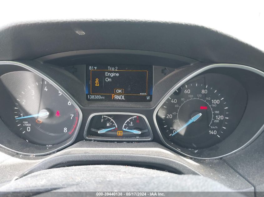 2017 Ford Focus Se VIN: 1FADP3F23HL318007 Lot: 39440138