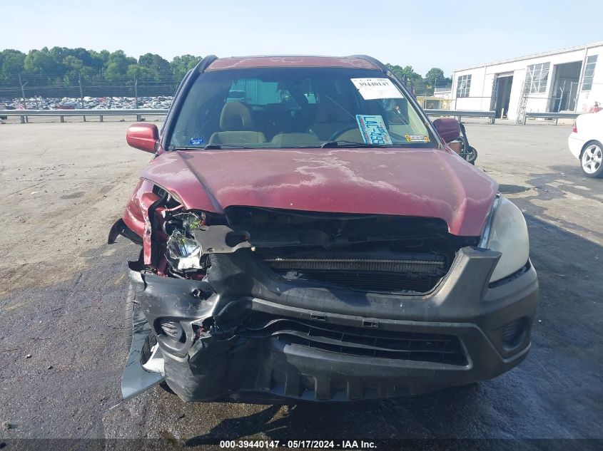 2005 Honda Cr-V Ex VIN: SHSRD78805U311184 Lot: 39440147