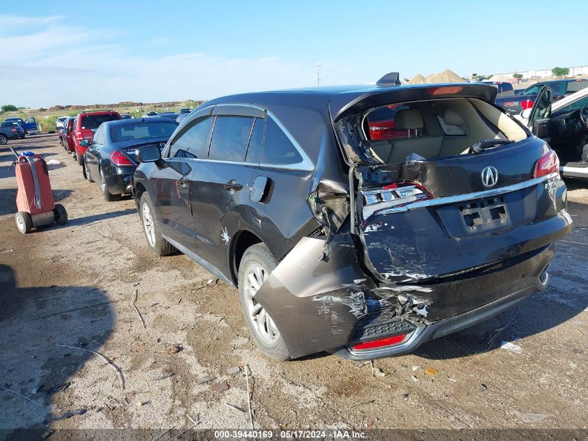 2017 Acura Rdx Technology Acurawatch Plus Packages/W/Technology Package VIN: 5J8TB3H53HL010333 Lot: 39440169