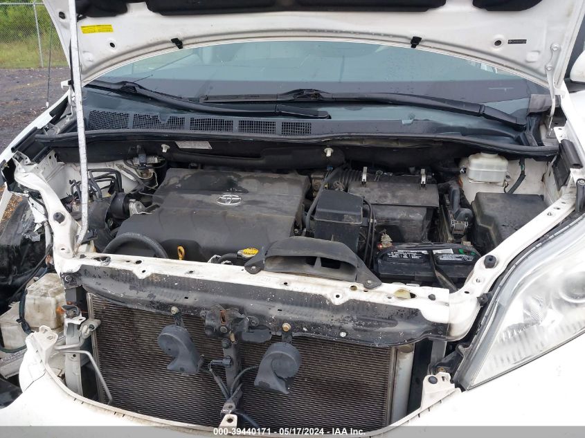 2012 Toyota Sienna Le V6 8 Passenger VIN: 5TDKK3DC5CS275910 Lot: 39440171