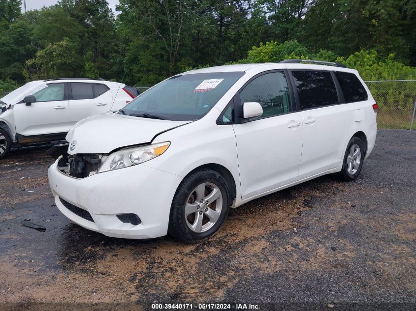 2012 Toyota Sienna Le VIN: 5TDKK3DC5CS275910 Lot: 39440171