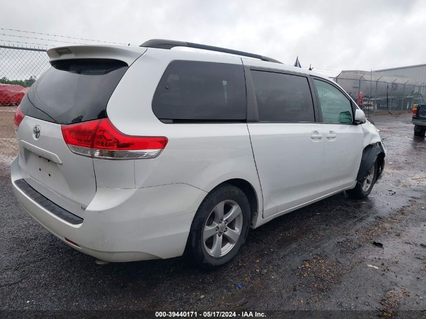 2012 Toyota Sienna Le V6 8 Passenger VIN: 5TDKK3DC5CS275910 Lot: 39440171