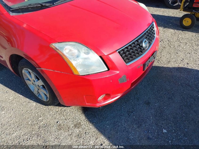 2008 Nissan Sentra 2.0Sl VIN: 3N1AB61E58L609954 Lot: 39440172