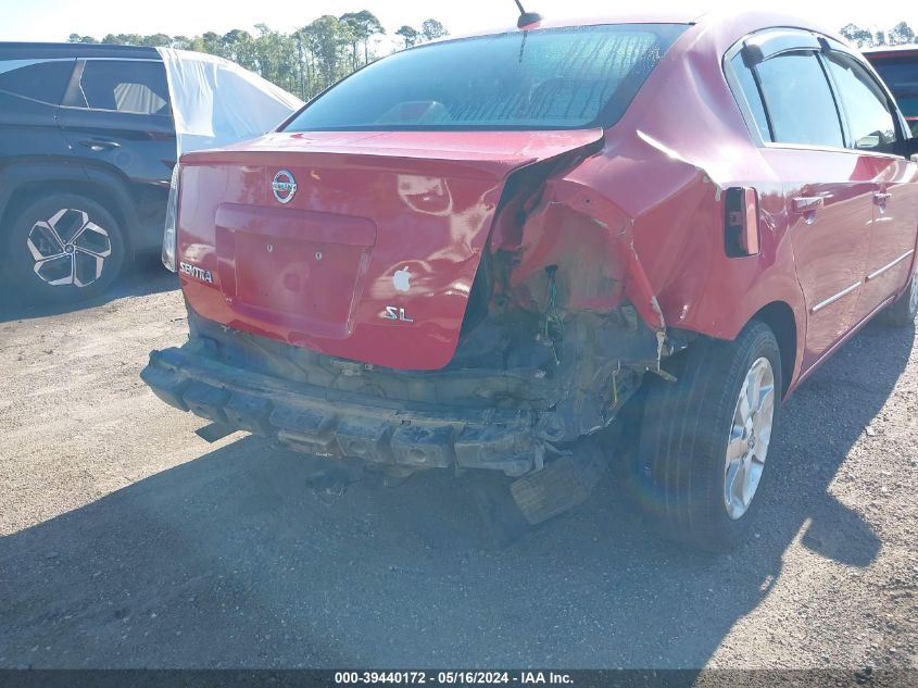 2008 Nissan Sentra 2.0Sl VIN: 3N1AB61E58L609954 Lot: 39440172