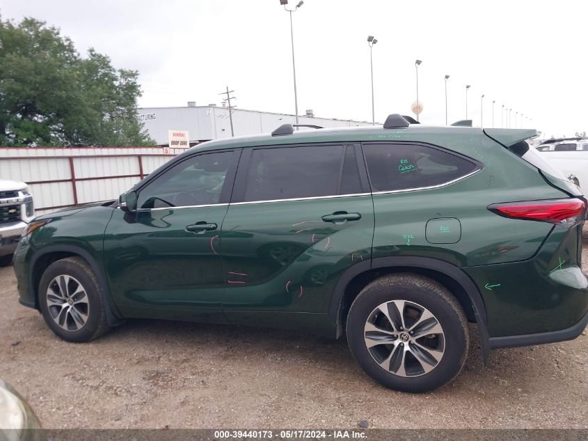 2023 Toyota Highlander Xle VIN: 5TDKDRAH9PS501756 Lot: 39440173