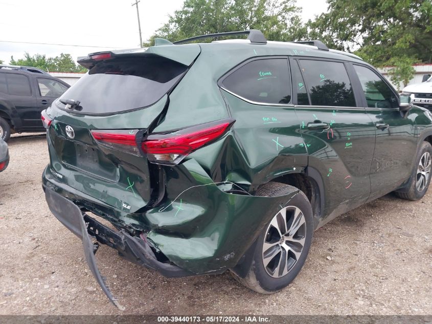 2023 Toyota Highlander Xle VIN: 5TDKDRAH9PS501756 Lot: 39440173