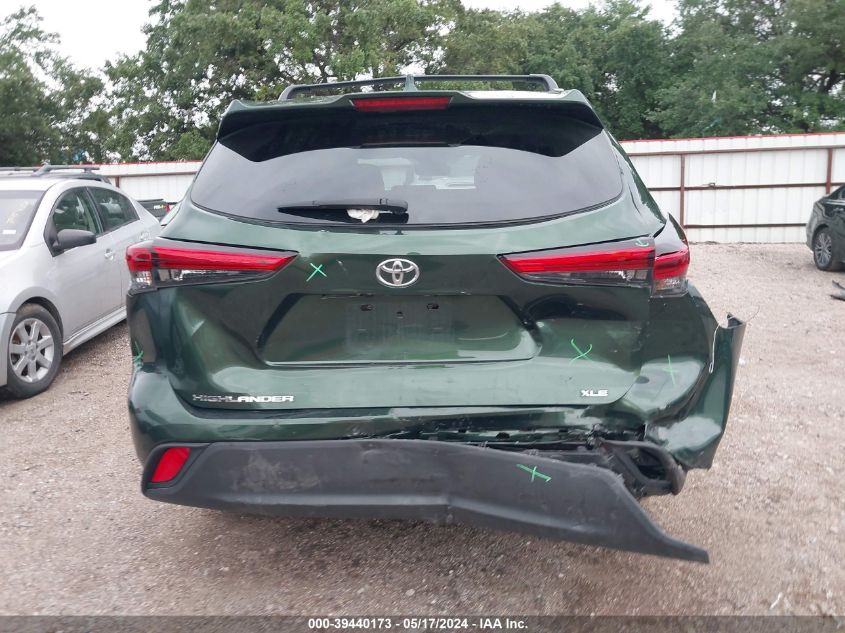 2023 Toyota Highlander Xle VIN: 5TDKDRAH9PS501756 Lot: 39440173