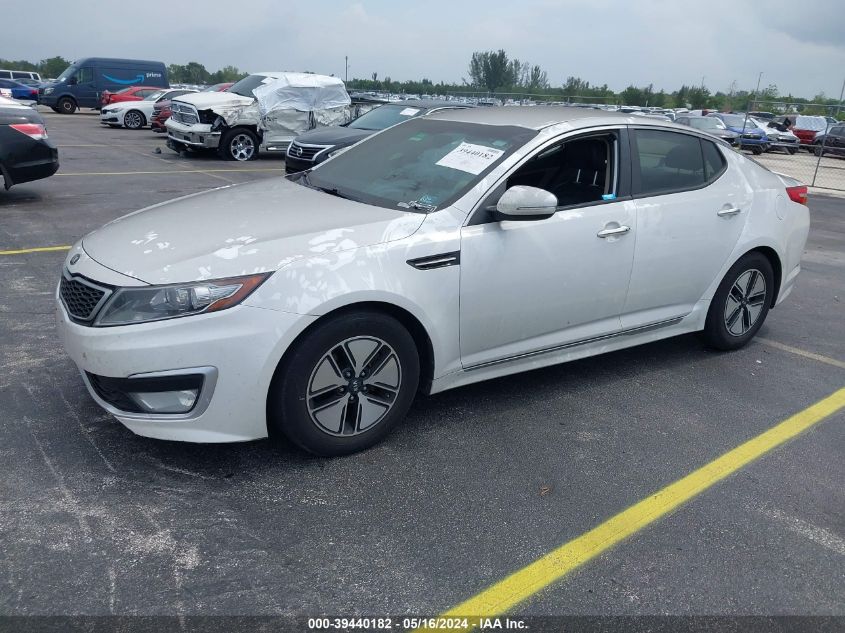 2012 Kia Optima Hybrid Ex VIN: KNAGM4AD5C5035598 Lot: 39440182