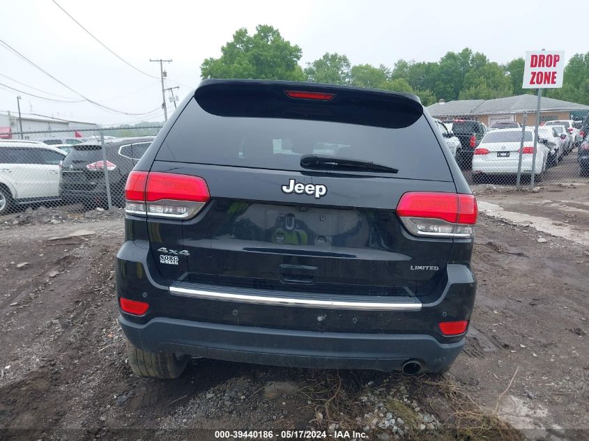 2017 Jeep Grand Cherokee Limited 4X4 VIN: 1C4RJFBG8HC912337 Lot: 39440186