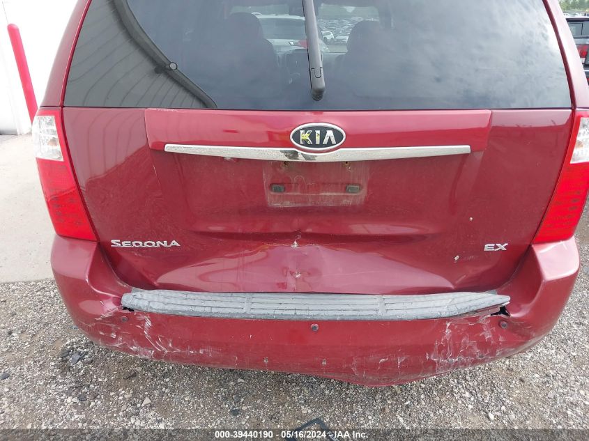 2010 Kia Sedona Ex VIN: KNDMH4C3XA6328418 Lot: 39440190