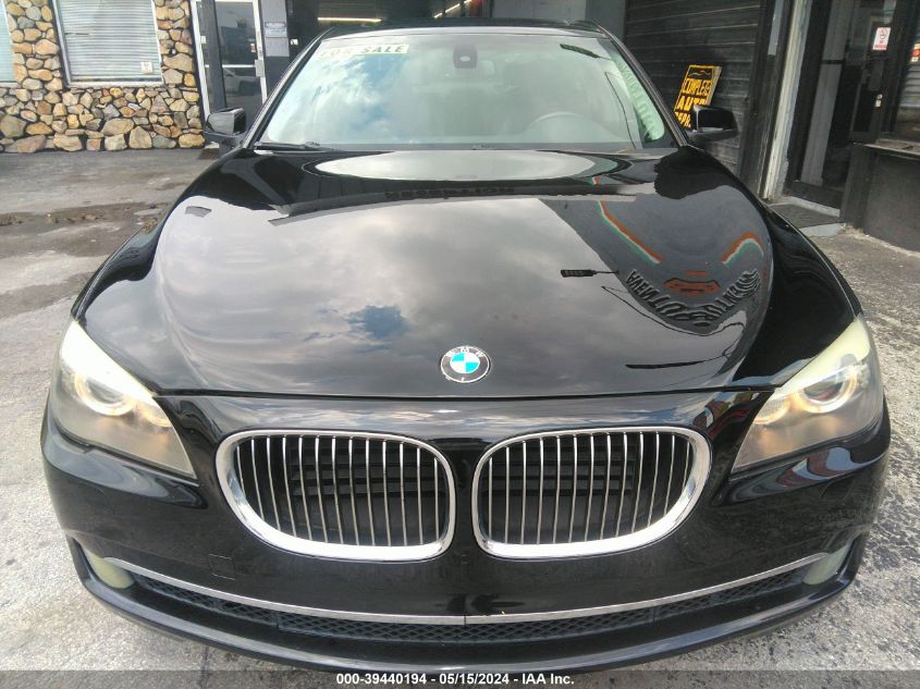 2009 BMW 750I VIN: WBAKA83559CY33605 Lot: 39440194