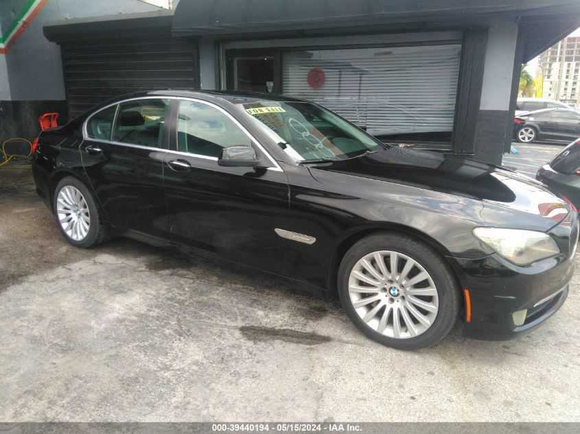 2009 BMW 750I VIN: WBAKA83559CY33605 Lot: 39440194