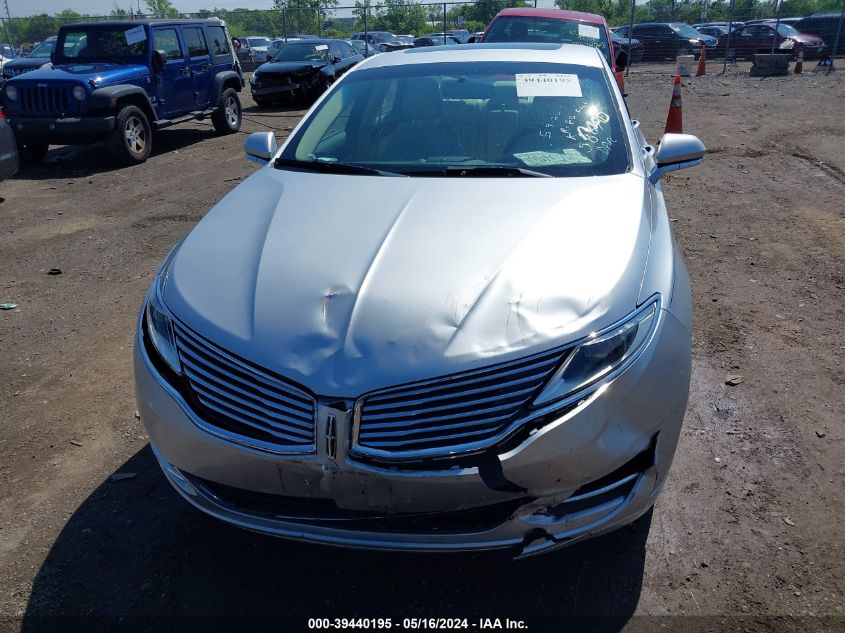 2015 Lincoln Mkz VIN: 3LN6L2G95FR625807 Lot: 39440195