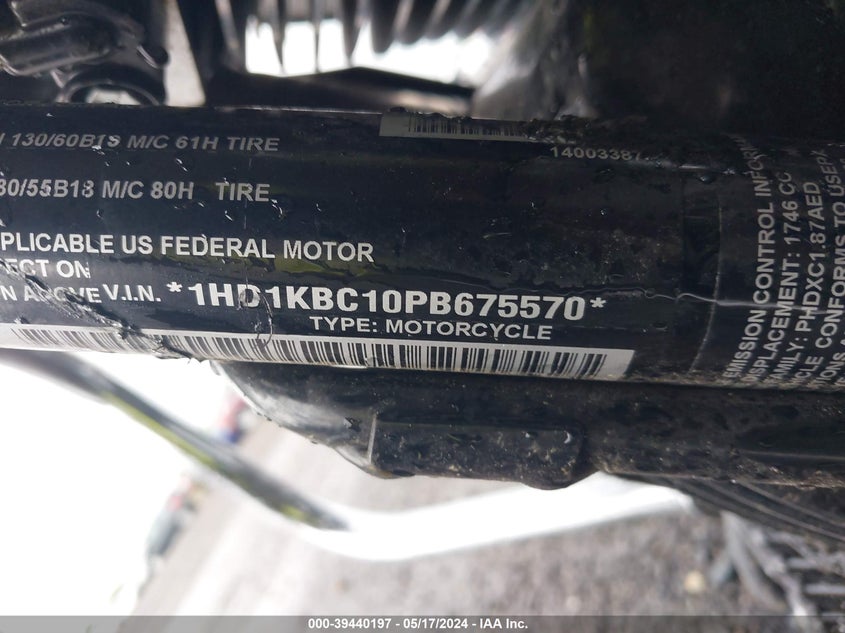 VIN 1HD1KBC10PB675570 2023 HARLEY-DAVIDSON FLHX