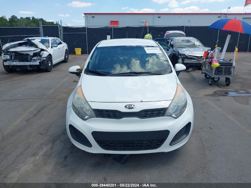 2013 Kia Rio Lx VIN: KNADM5A35D6231133 Lot: 39440201