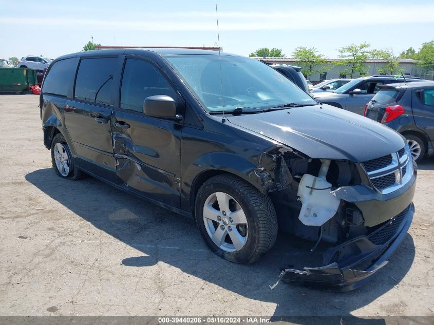 2014 Dodge Grand Caravan Se VIN: 2C4RDGBG3ER183986 Lot: 39440206