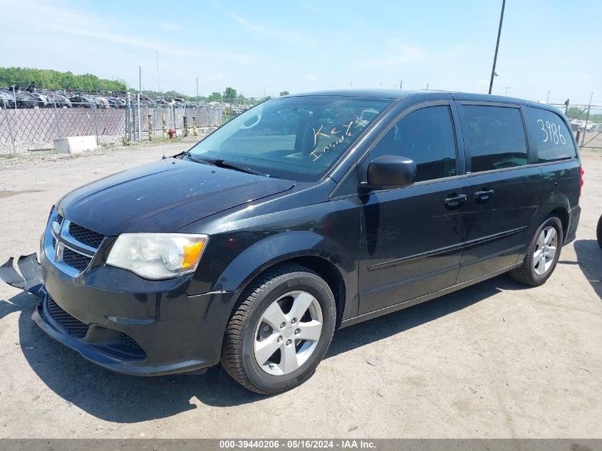 2014 Dodge Grand Caravan Se VIN: 2C4RDGBG3ER183986 Lot: 39440206